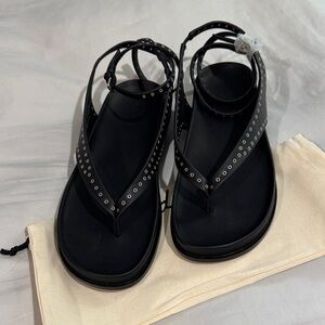 NWT Madewell Eleni Ankle-Wrap Thong Sandal